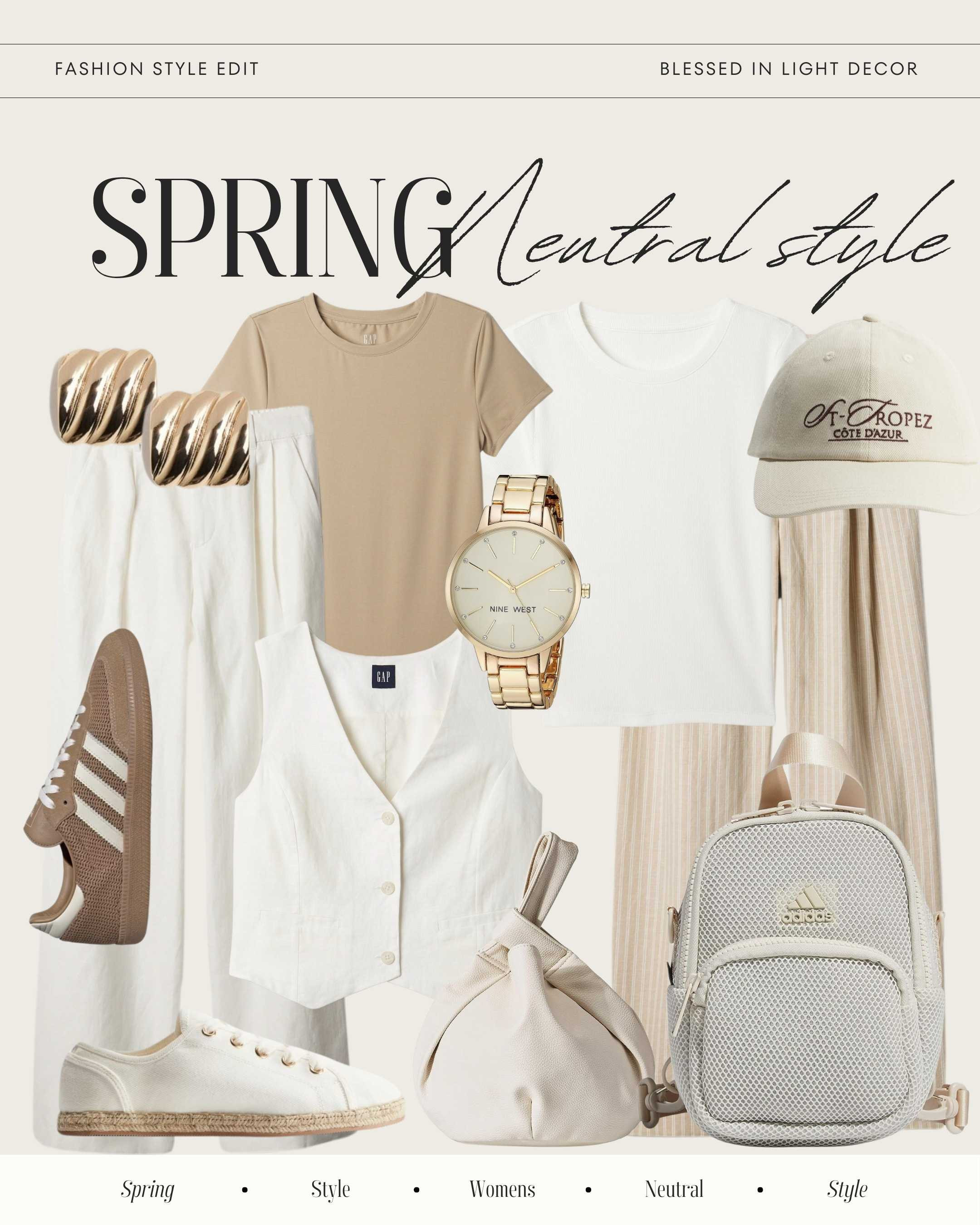 Spring style edit#neutrals #neutralstyle #style #styleinspo #amazonfinds #gap #adidas #h&m #womens 

#LTKSeasonal #LTKstyletip #LTKGiftGuide