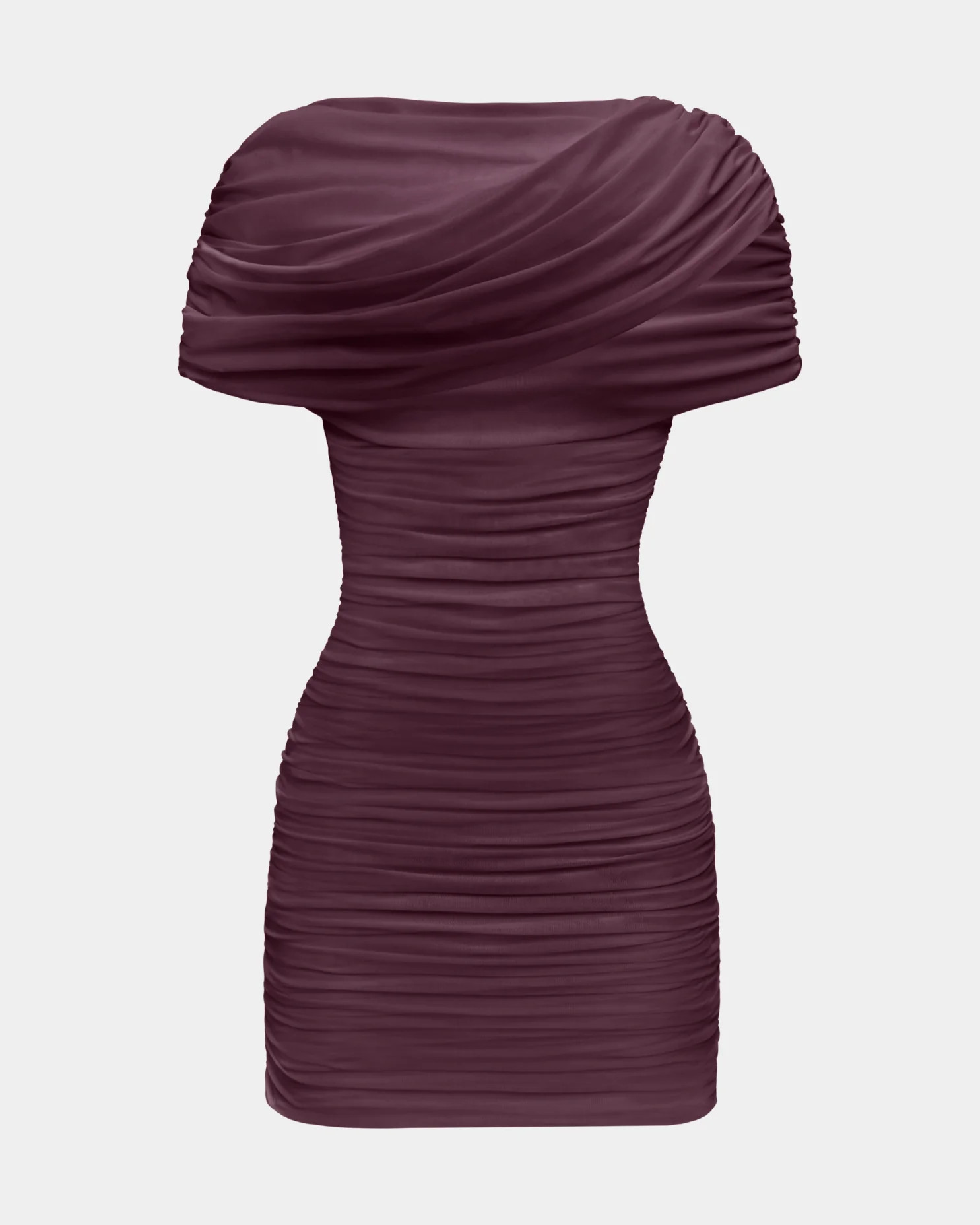 The Draped Shoulder Mini Dress | Heiress Beverly Hills