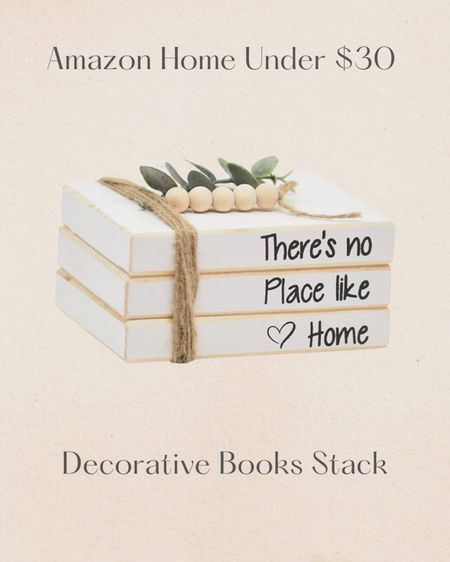 Amazon home decor under $30 - decorative books stack



#LTKhome #LTKstyletip