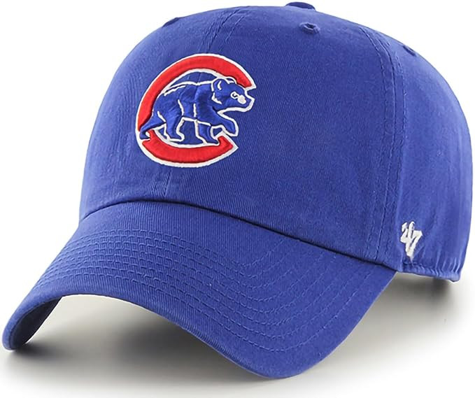 47 Brand MLB Team Color Home Primary Logo Clean Up Adjustable Baseball Cap Hat, Adult One Size Fi... | Amazon (US)
