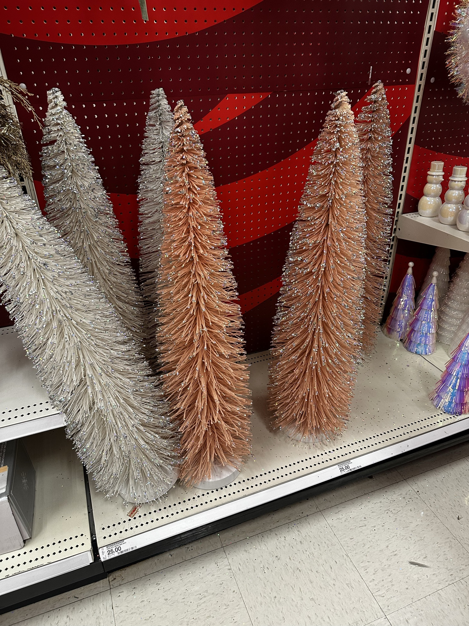 Target bottle brush trees!