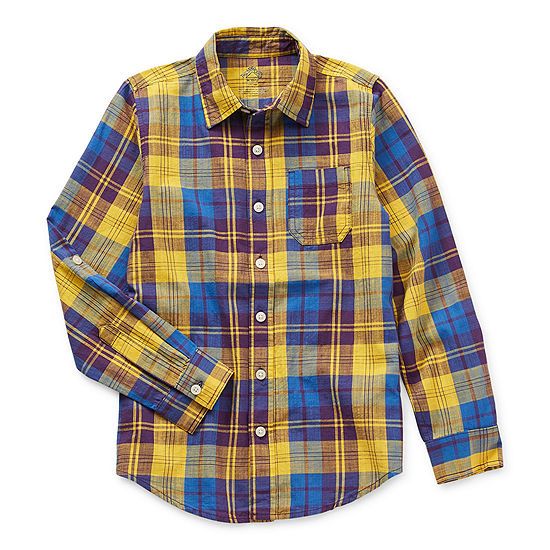 Thereabouts Little & Big Boys Long Sleeve Button-Down Shirt | JCPenney