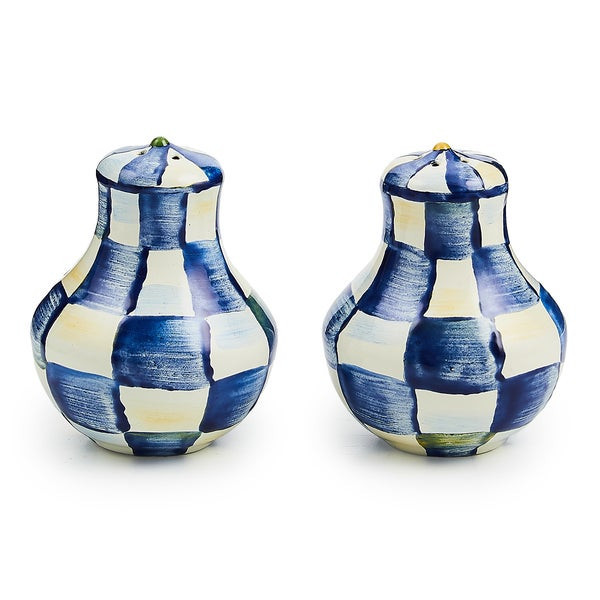 MacKenzie-Childs Royal Check Salt & Pepper Shakers | MacKenzie-Childs