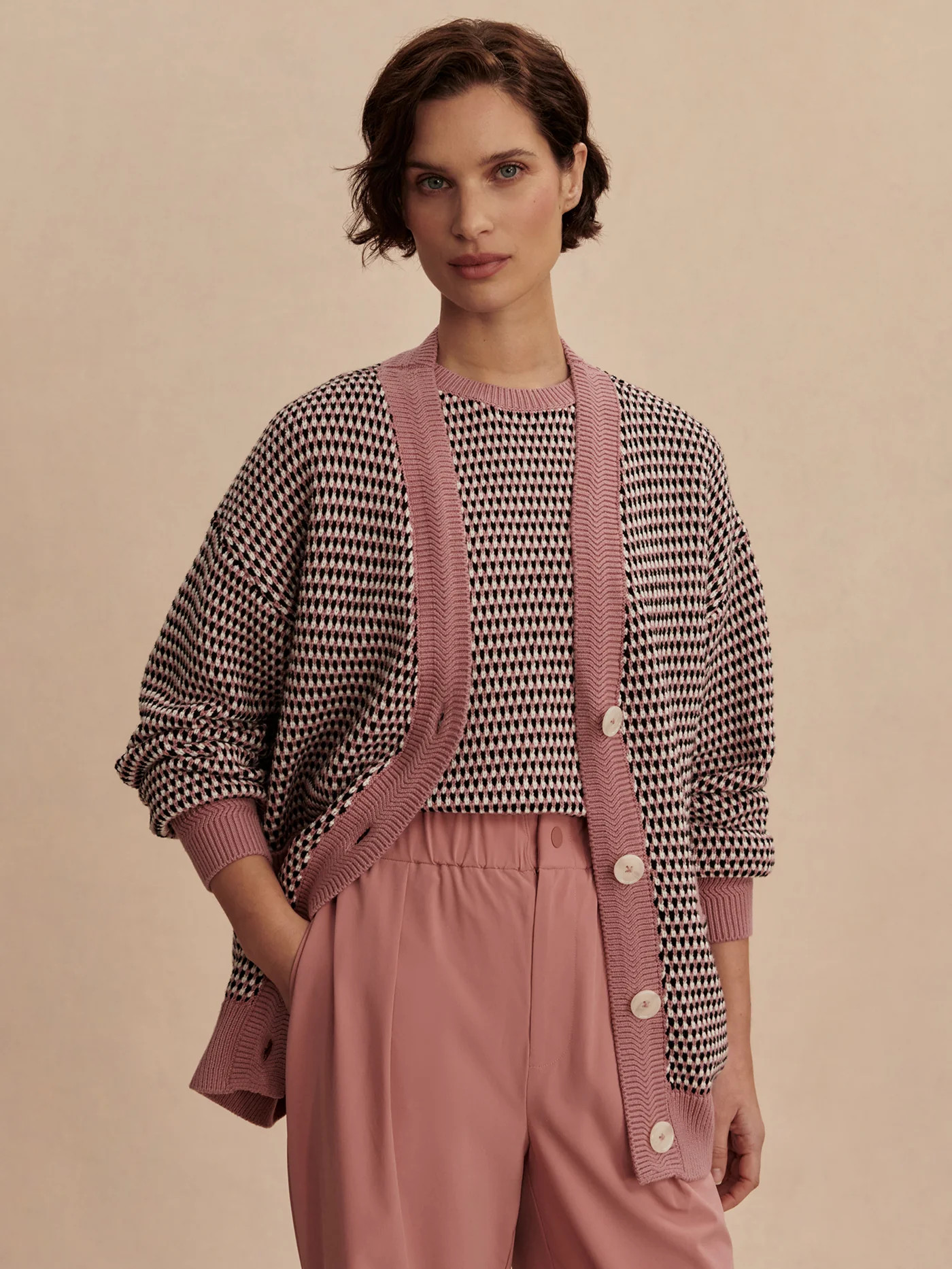 Tiffany Textured Knit Cardigan | Varley US