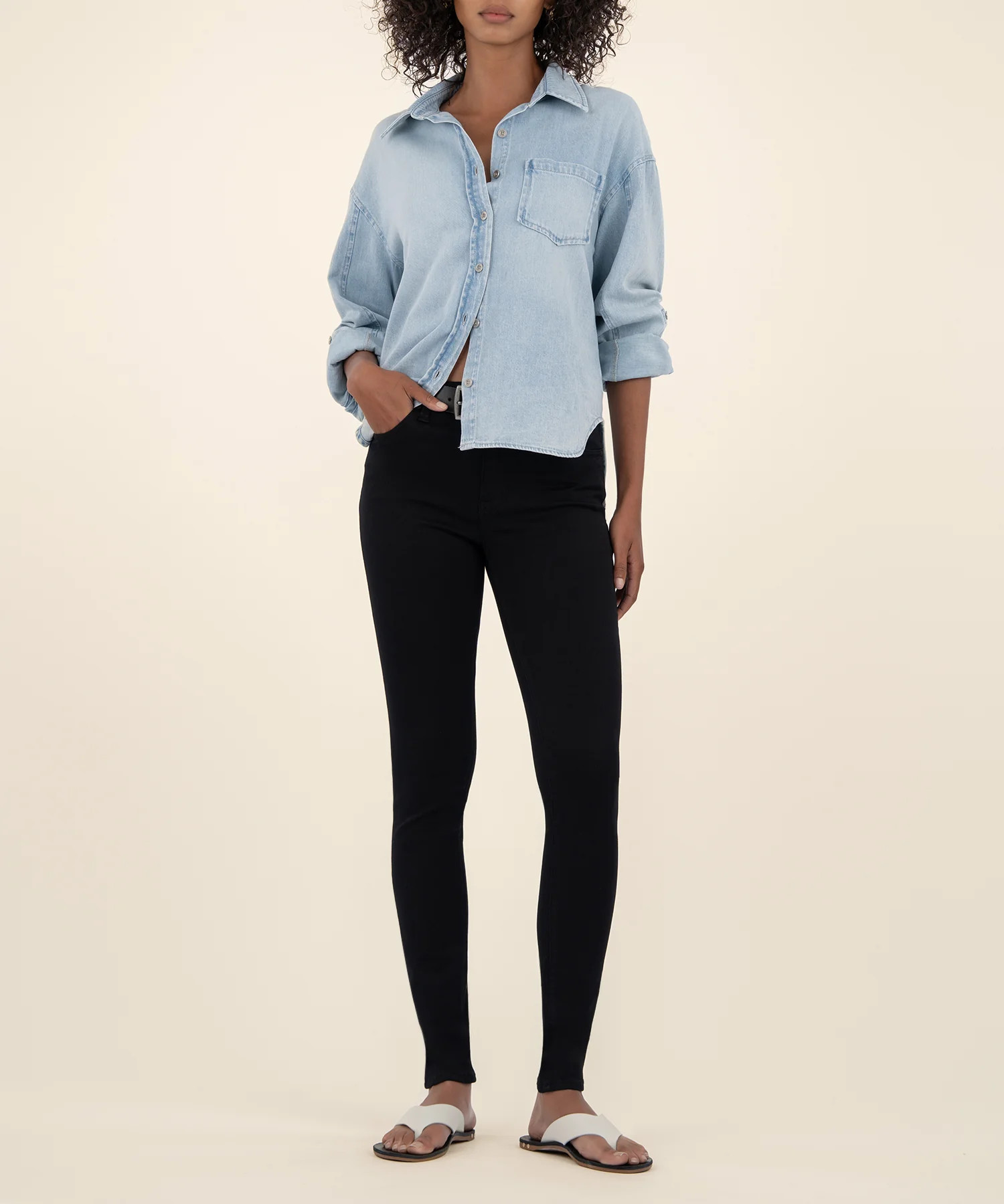 Mia High Waist Skinny (Black) - Kut from the Kloth | Kut From Kloth