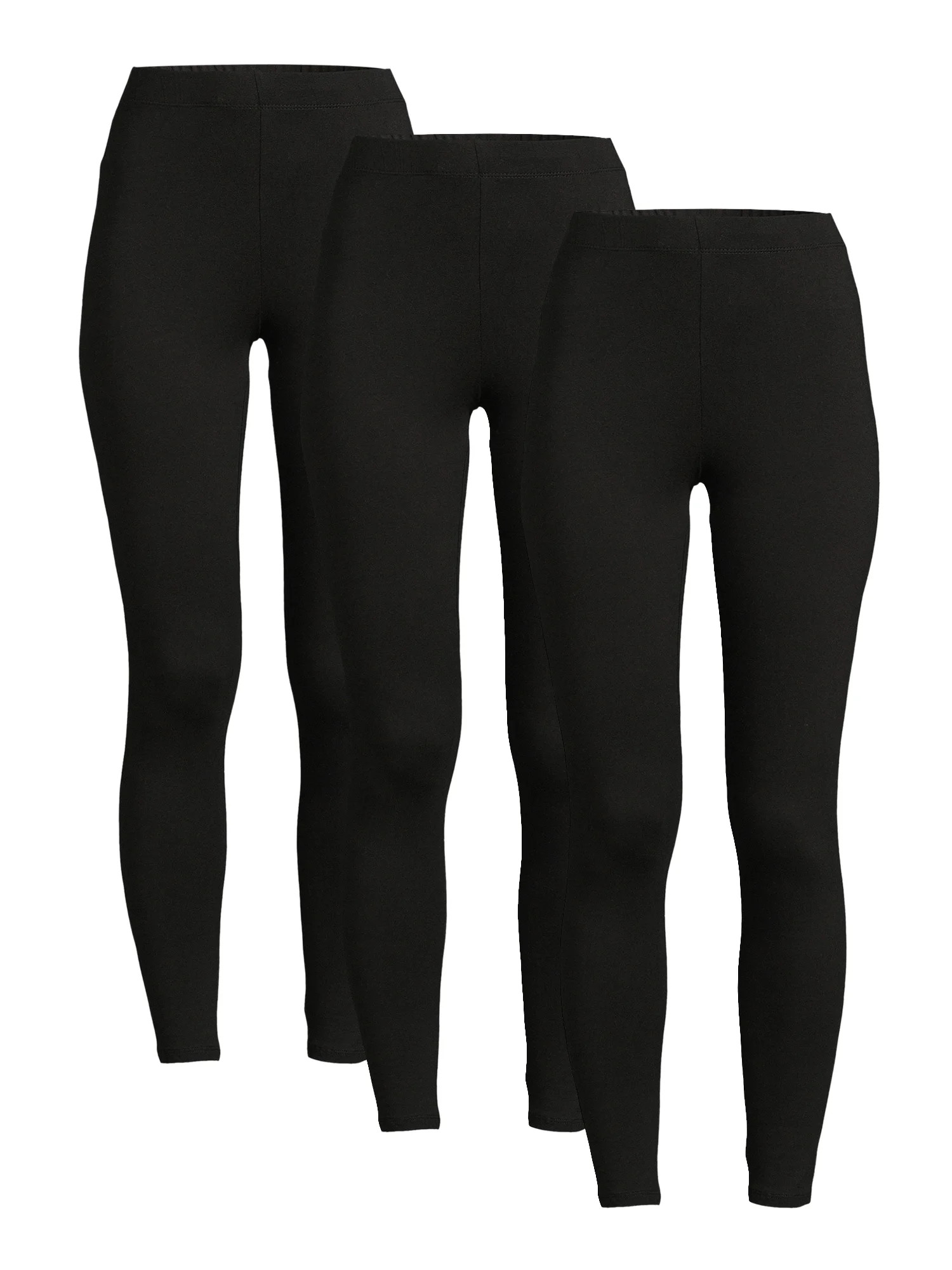 No Boundaries Juniors’ Ankle Leggings, 3-Pack | Walmart (US)