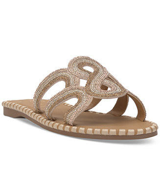 Women's Bria Rhinestone Slide Sandals | Macy's