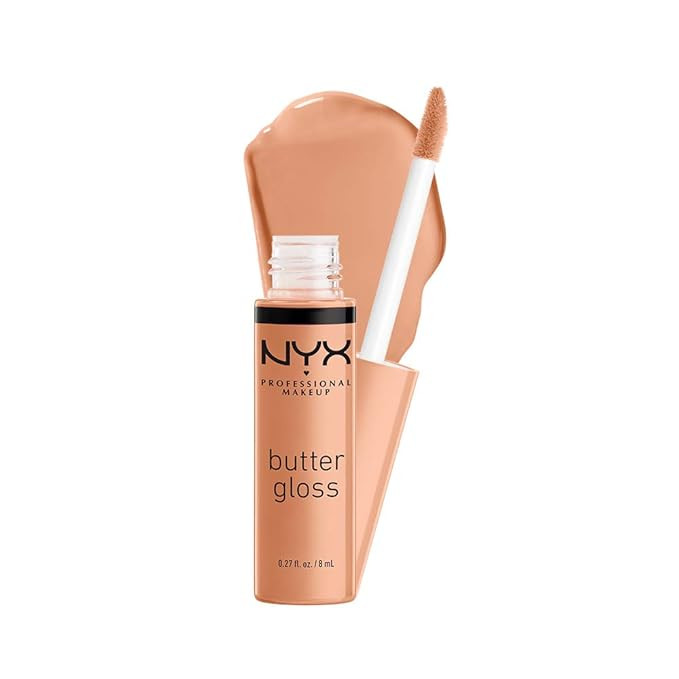NYX PROFESSIONAL MAKEUP Butter Gloss, Non-Sticky Lip Gloss - Fortune Cookie (True Nude) | Amazon (US)