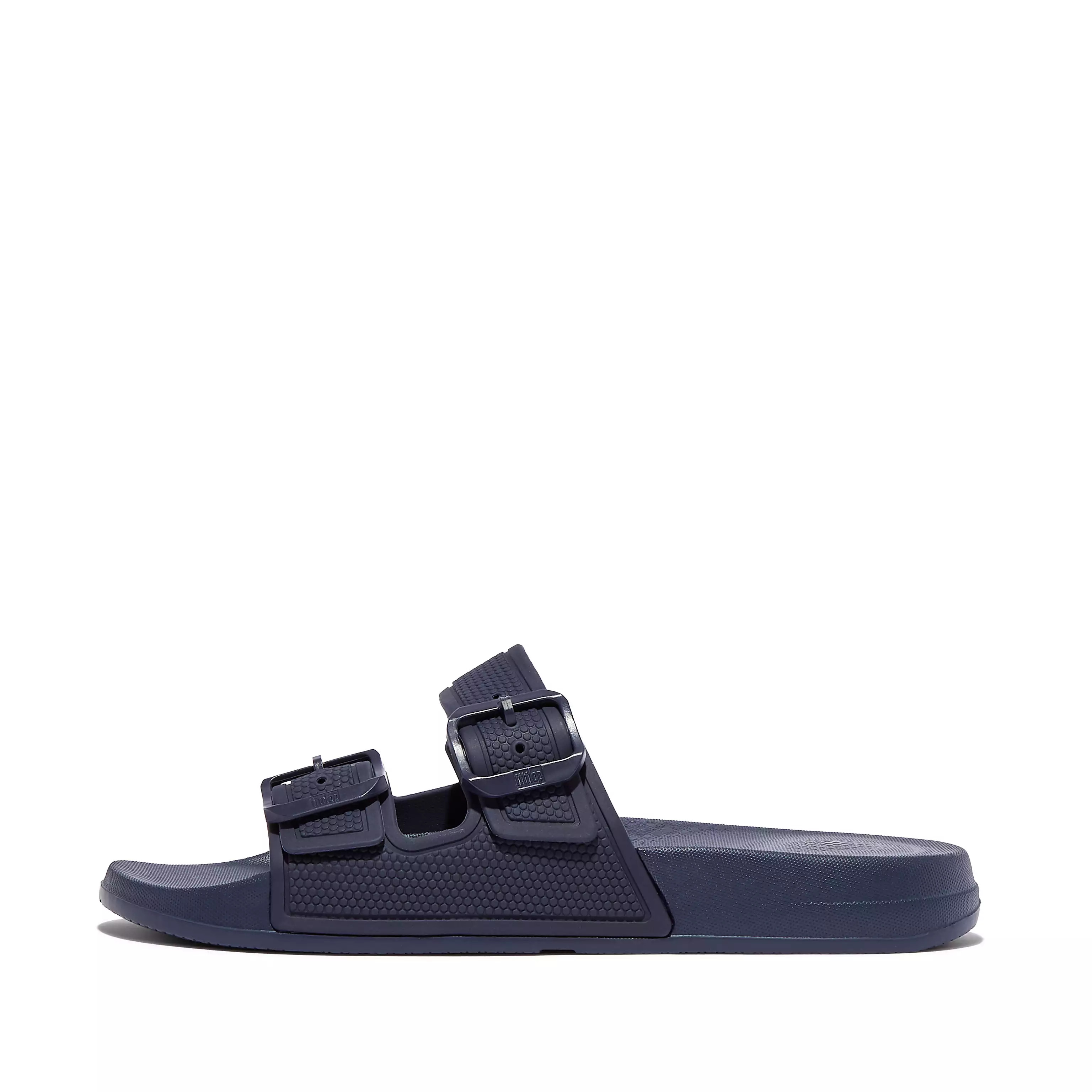 iQUSHION Two-Bar Buckle Slides | FitFlop (UK)