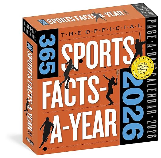 Official 365 Sports Facts-A-Year Page-A-Day® Calendar 2026: Trivia, Record-Breaking Facts, Come ... | Amazon (US)