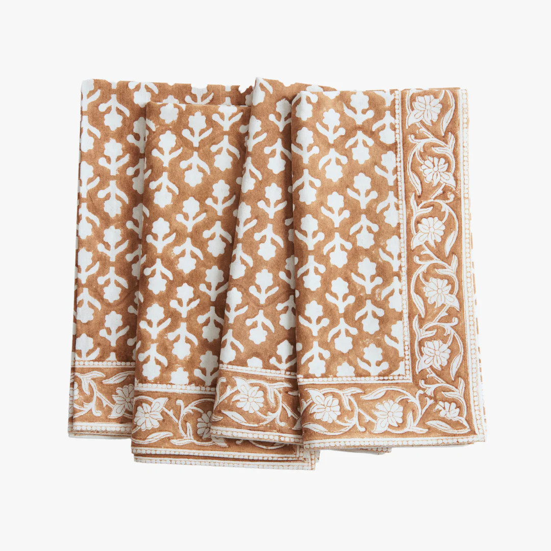 Charlotte Caramel Napkins | Dear Keaton