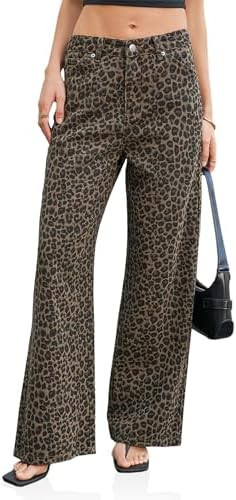 Cicy Bell Womens Wide Leg Baggy Jeans High Waisted Boyfriend Loose Denim Pants with Pockets | Amazon (US)