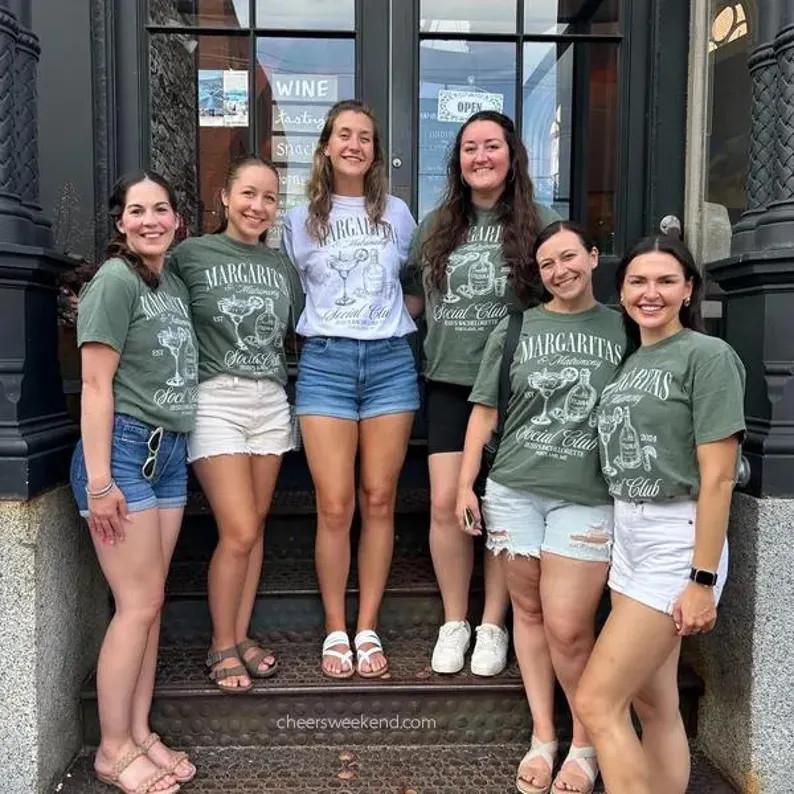 Margaritas and Matrimony Comfort Colors Tee, Margarita Bachelorette Party Shirt, Tequila Bachelor... | Etsy (US)