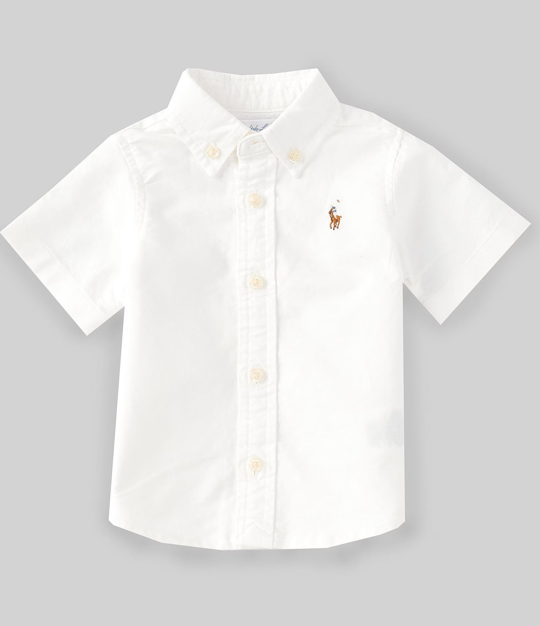Baby Boys 3-24 Months Short-Sleeve Oxford Shirt | Dillard's