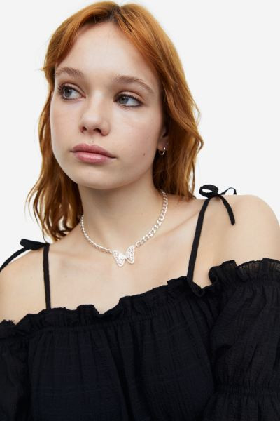 Off-the-shoulder Tiered Maxi Dress | H&M (US + CA)