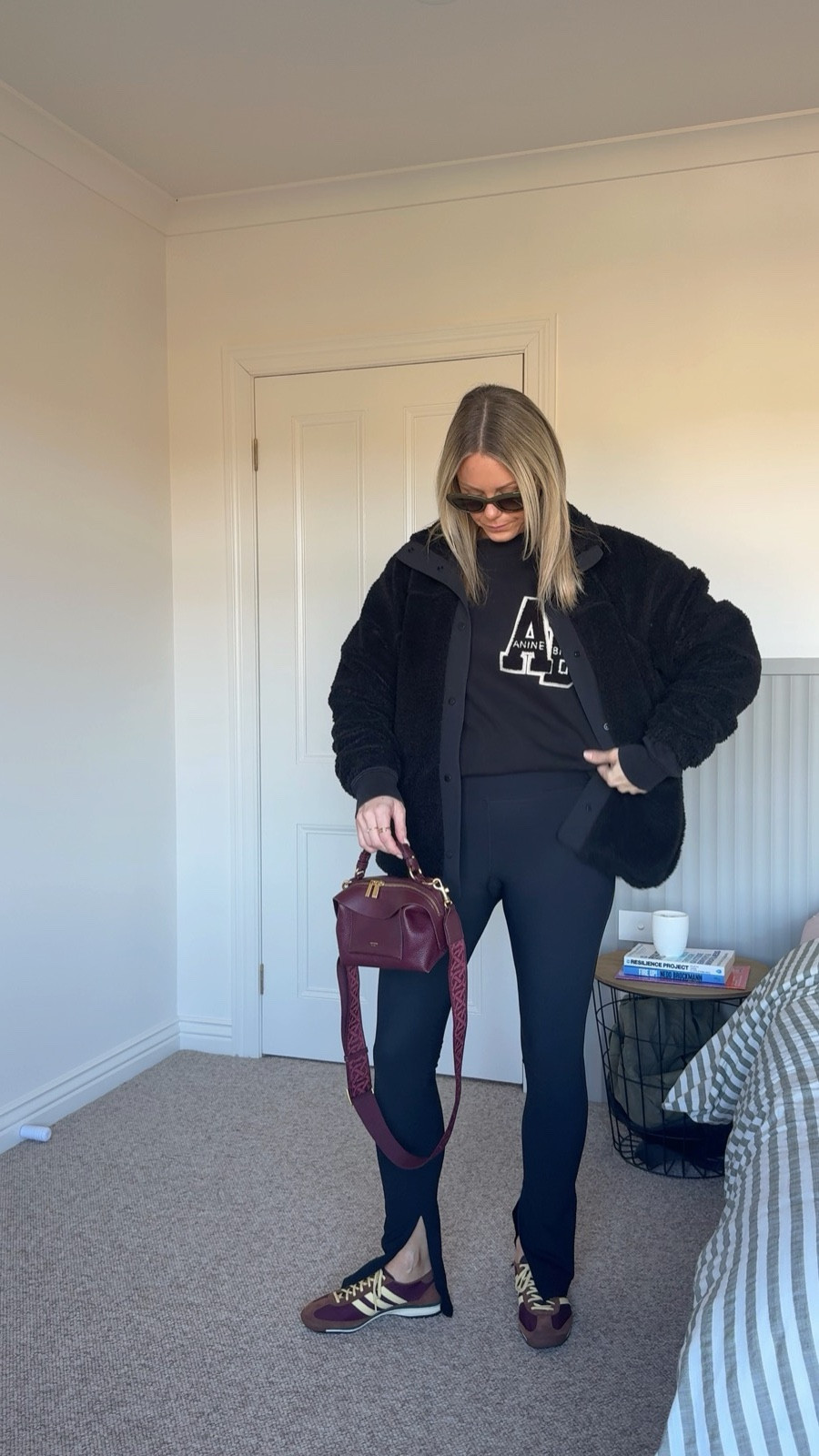 Casual Friday in an all black (but never boring!) outfit 🖤 I’m in a medium in the jumper and jacket and 10 in the pants x

#LTKspring #LTKaustralia #LTKstyletip