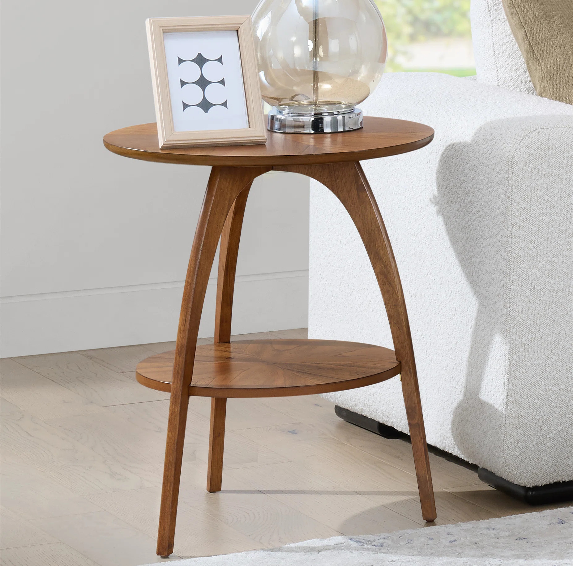 Atreu Three Leg End Table with Storage | Wayfair North America