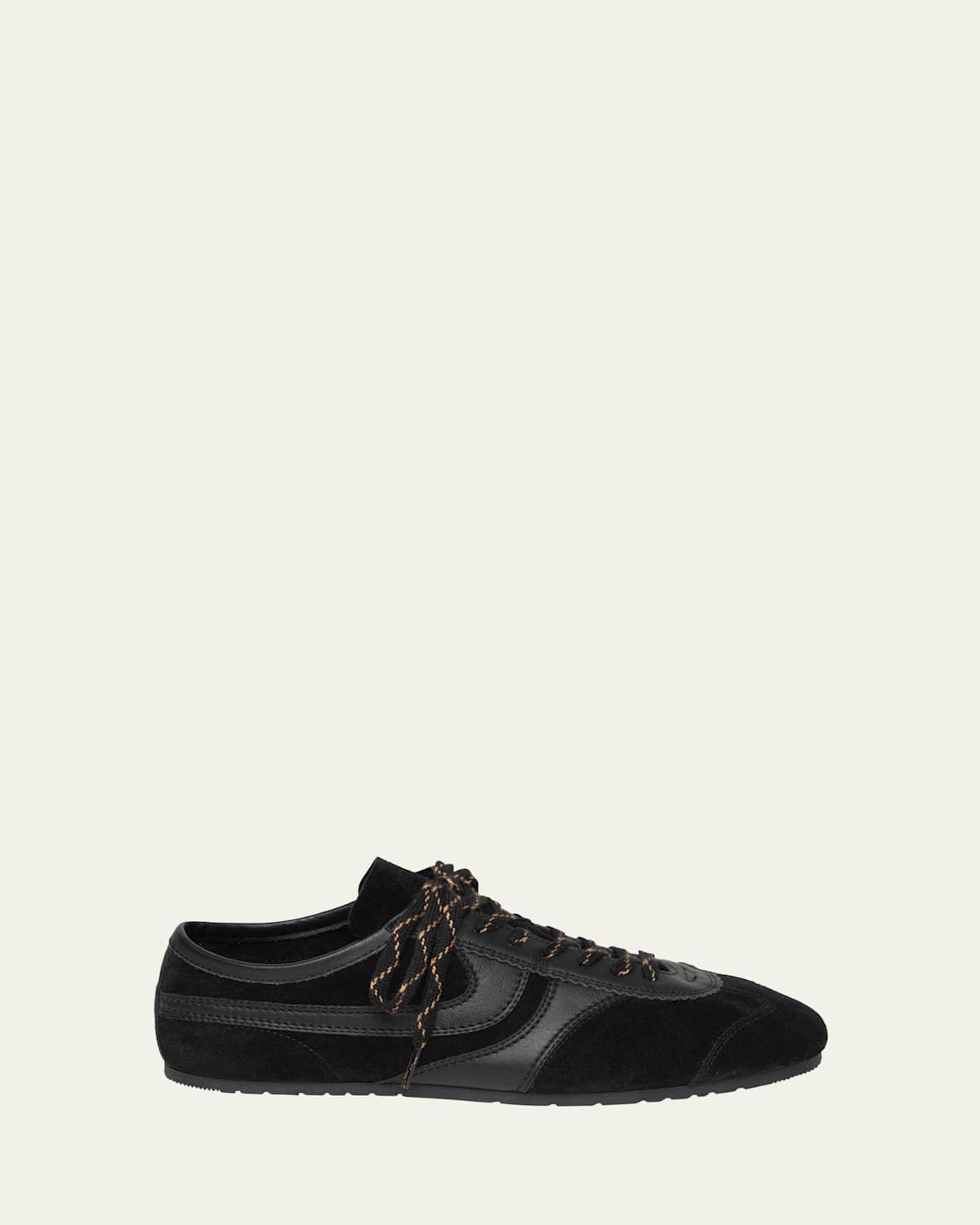 Mixed Leather Retro Runner Sneakers | Bergdorf Goodman