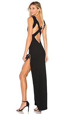 superdown Sherry Slit Maxi in Black from Revolve.com | Revolve Clothing (Global)