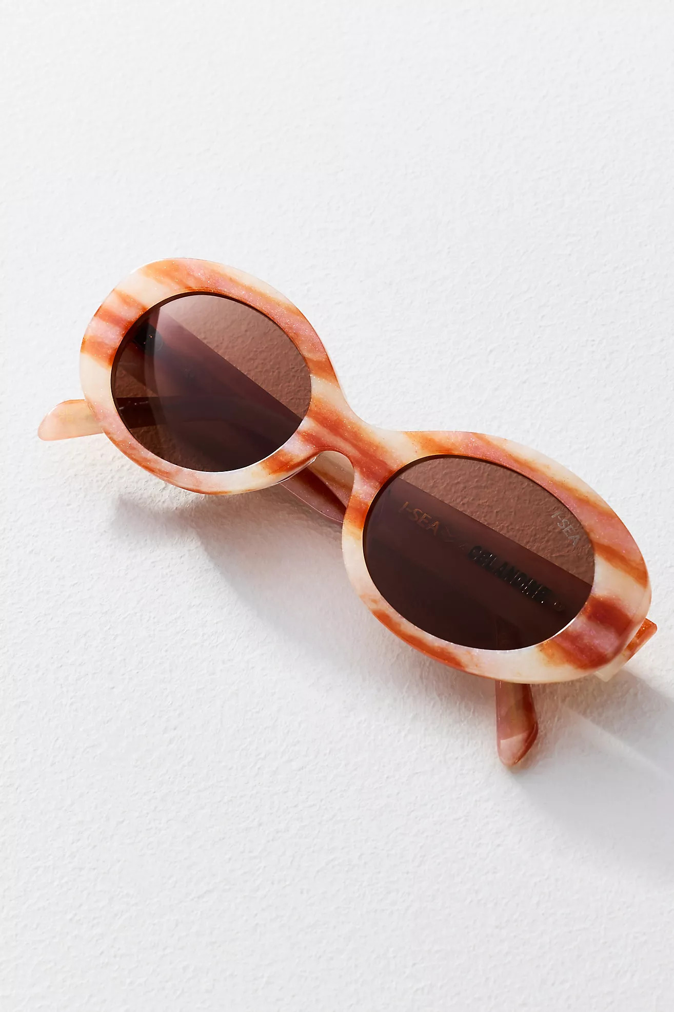 I-SEA Oval Celandine Sunglasses | Anthropologie (US)