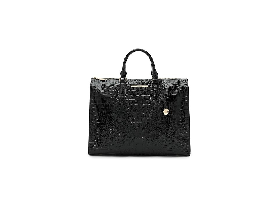 Brahmin Business Tote Tote Handbags Black Melbourne, Leather | Zappos