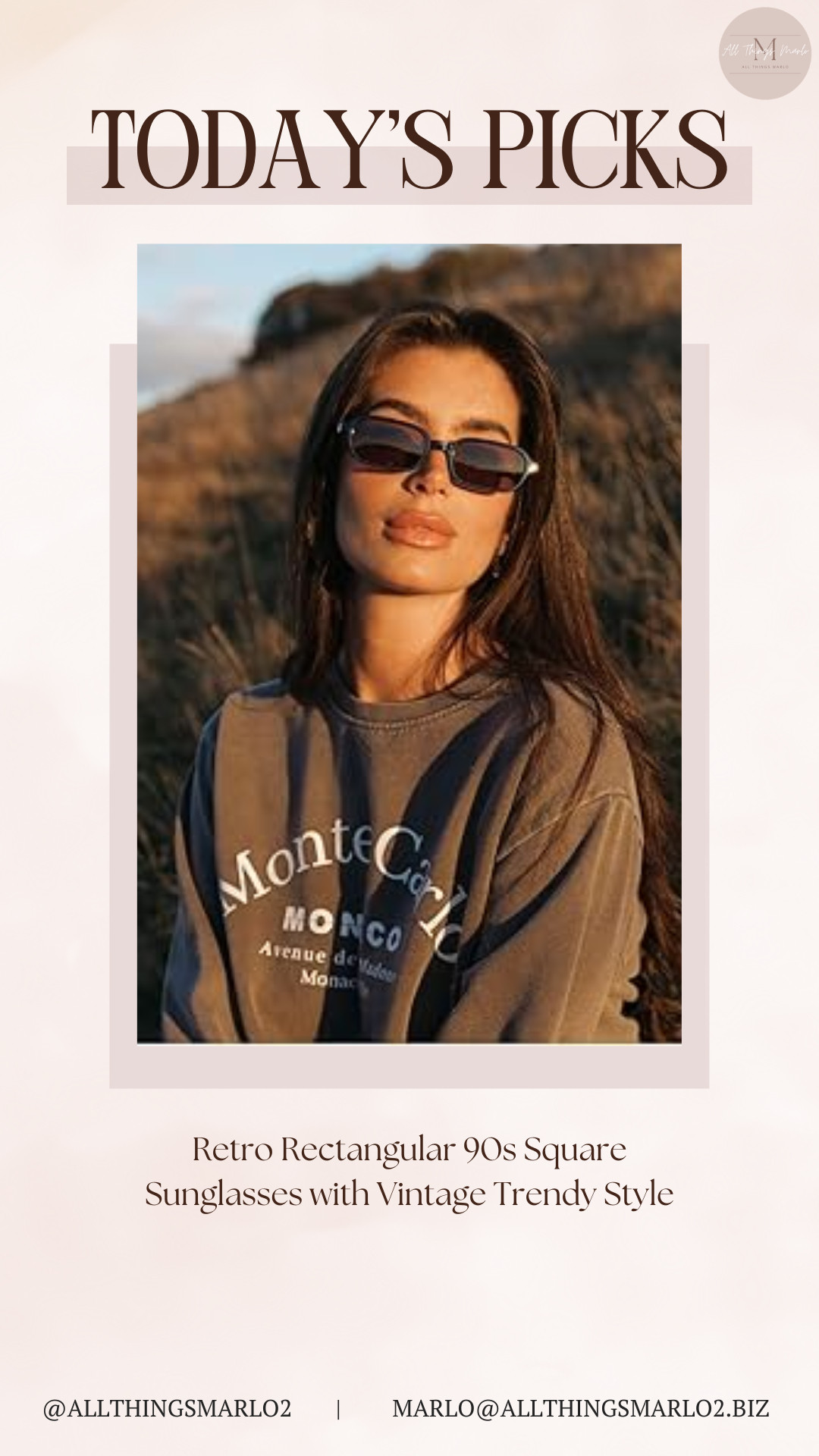 Retro Rectangular 90s Square Sunglasses with Vintage Trendy Style 

 #LTKSeasonal #LTKWorkwear #LTKTravel