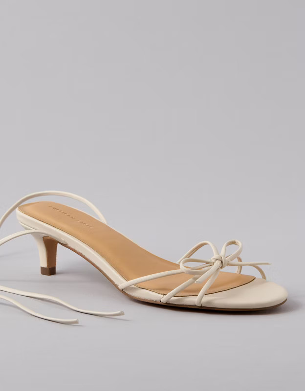 AE Bow Lace-Up Kitten Heels | American Eagle Outfitters (US & CA)