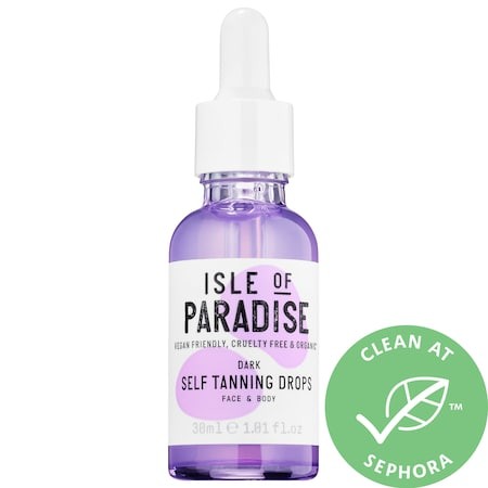 Isle of Paradise Self Tanning Drops Dark 1.01 oz/ 30 mL | Sephora (US)