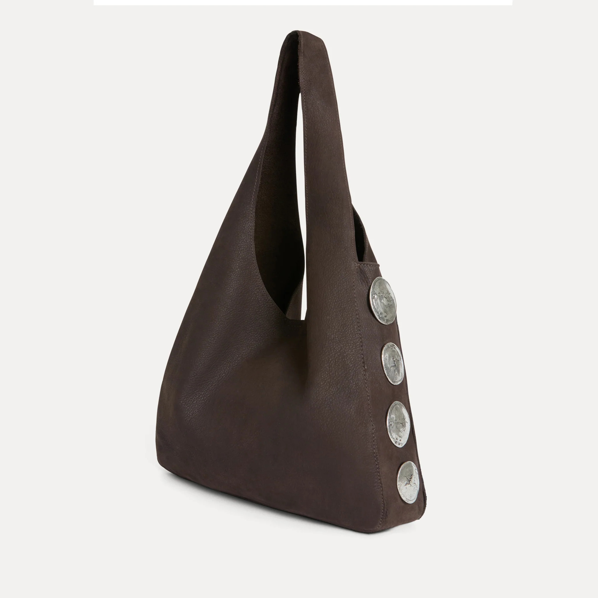 Rhea Hobo Bag Coffee Nubuck | Streets Ahead Inc