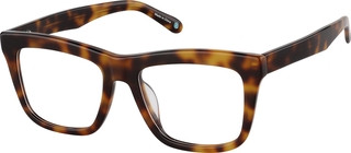 Zenni Women's Square Prescription Glasses Tortoiseshell Plastic Full Rim Frame | Zenni Optical (US & CA)