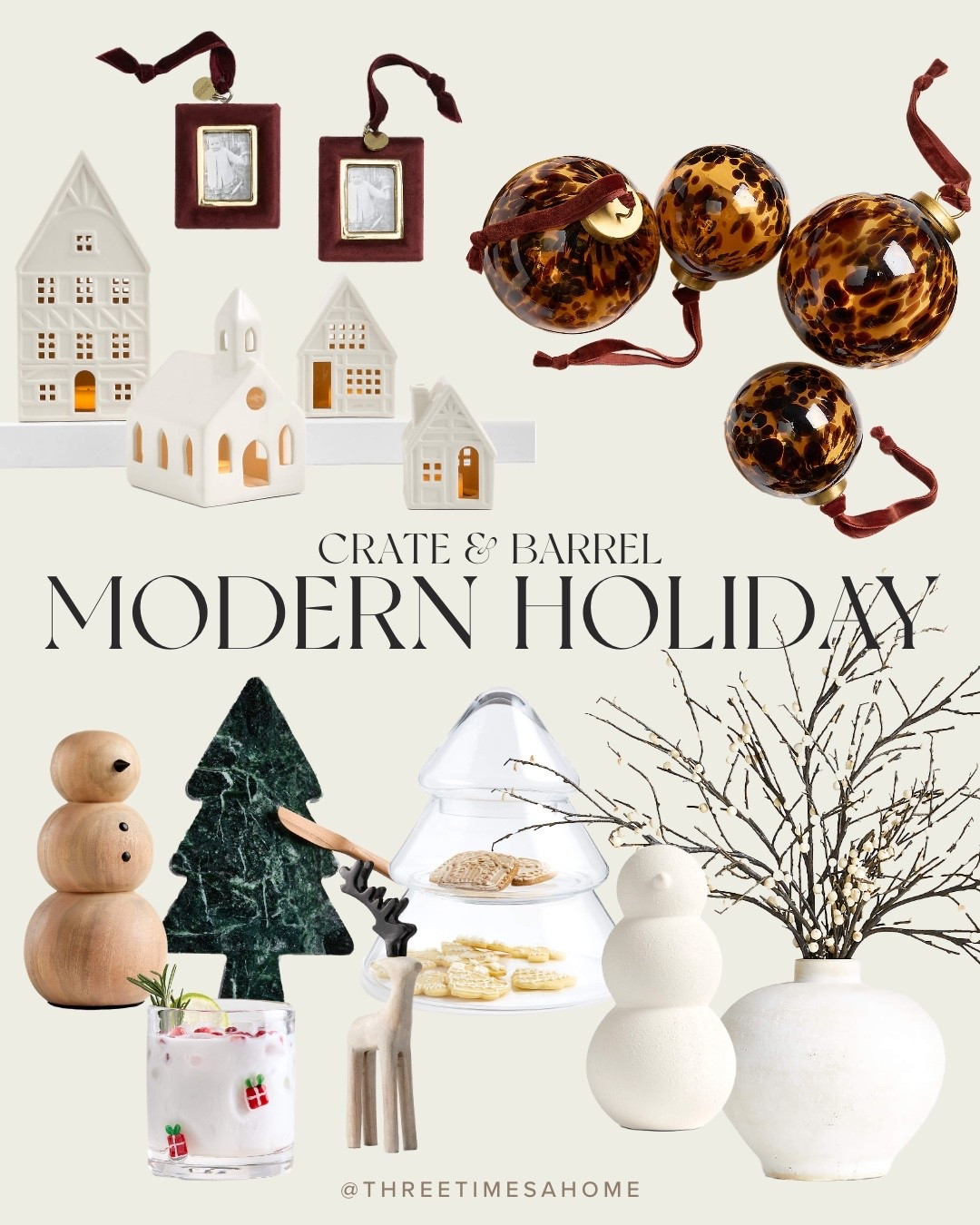 A quick stop at Crate & Barrel turned into full-on holiday inspiration ✨ loving their modern pieces this season! 

#LTKHoliday #LTKHome