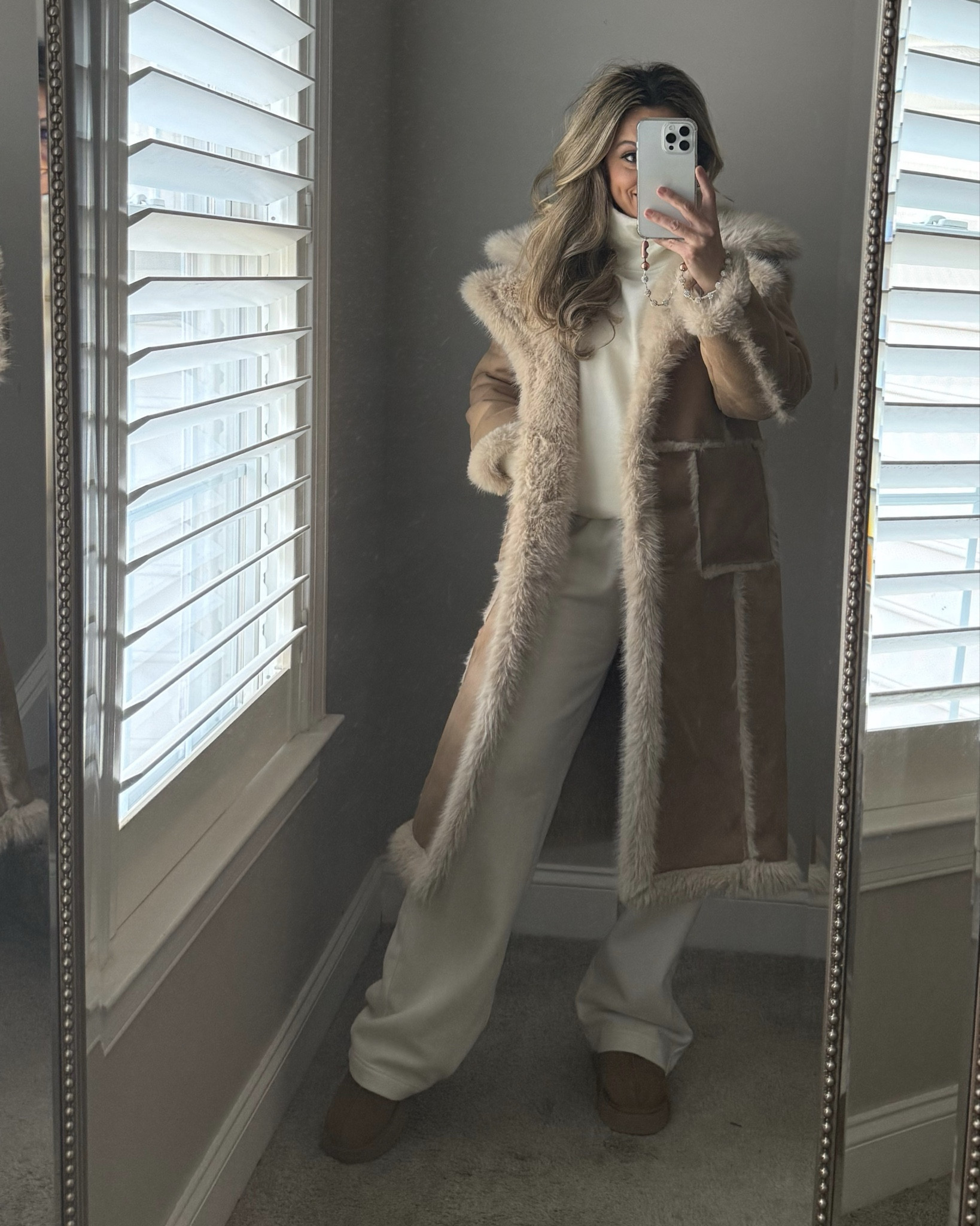 Black Friday deal! This coat is 30% off!! Super soft and amazing quality. Very warm too. Sweatshirts/sweatpants Set is also great quality and on sale! Wearing size small for reference. 

#LTKootd #LTKCyberWeek #LTKGiftGuide