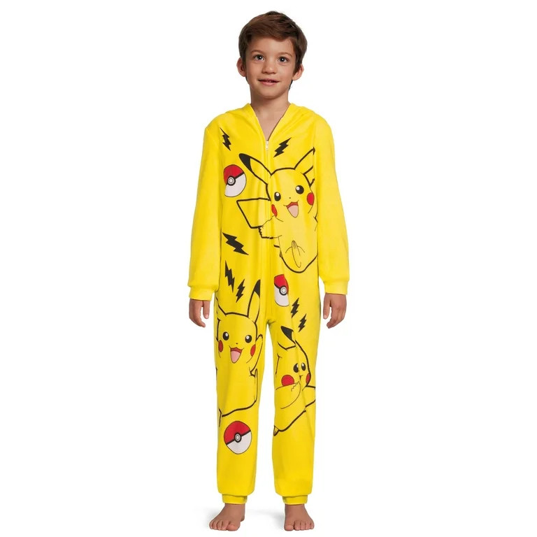Pokemon Pikachu Boys Union Suit, Sizes 4-16 | Walmart (US)