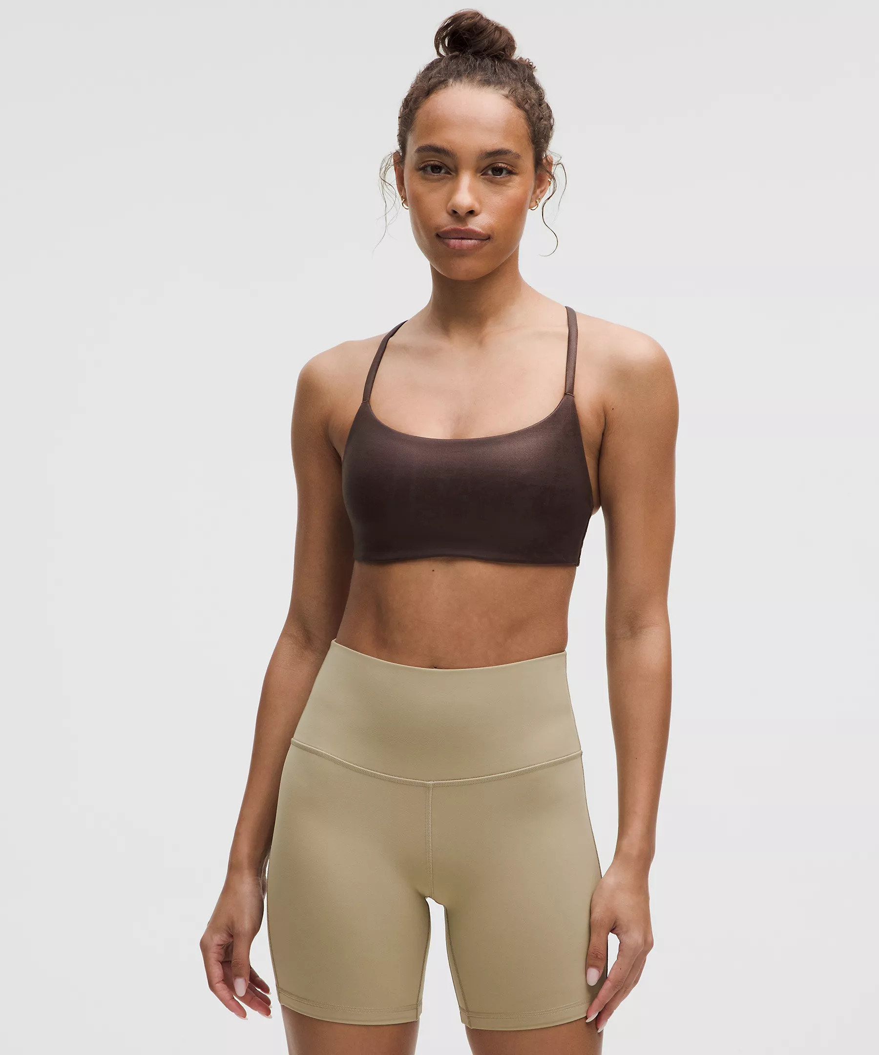 Wunder Train Strappy Racer Bra Light Support, A/B Cup *Foil | Women's Bras | lululemon | Lululemon (US)