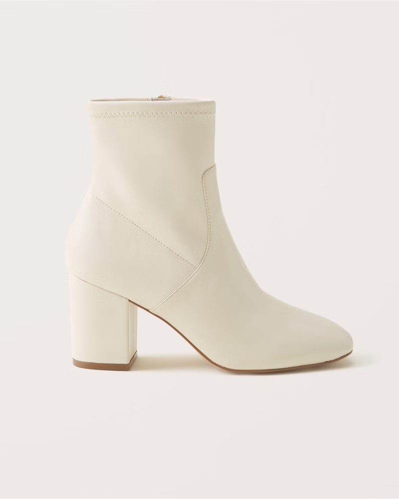 Vivianne Leather Ankle Boots | Abercrombie & Fitch (US)