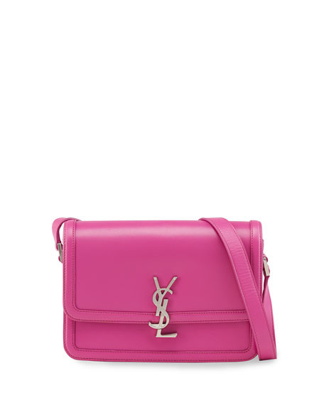 Saint Laurent Solferino Medium YSL Leather Satchel Bag | Neiman Marcus