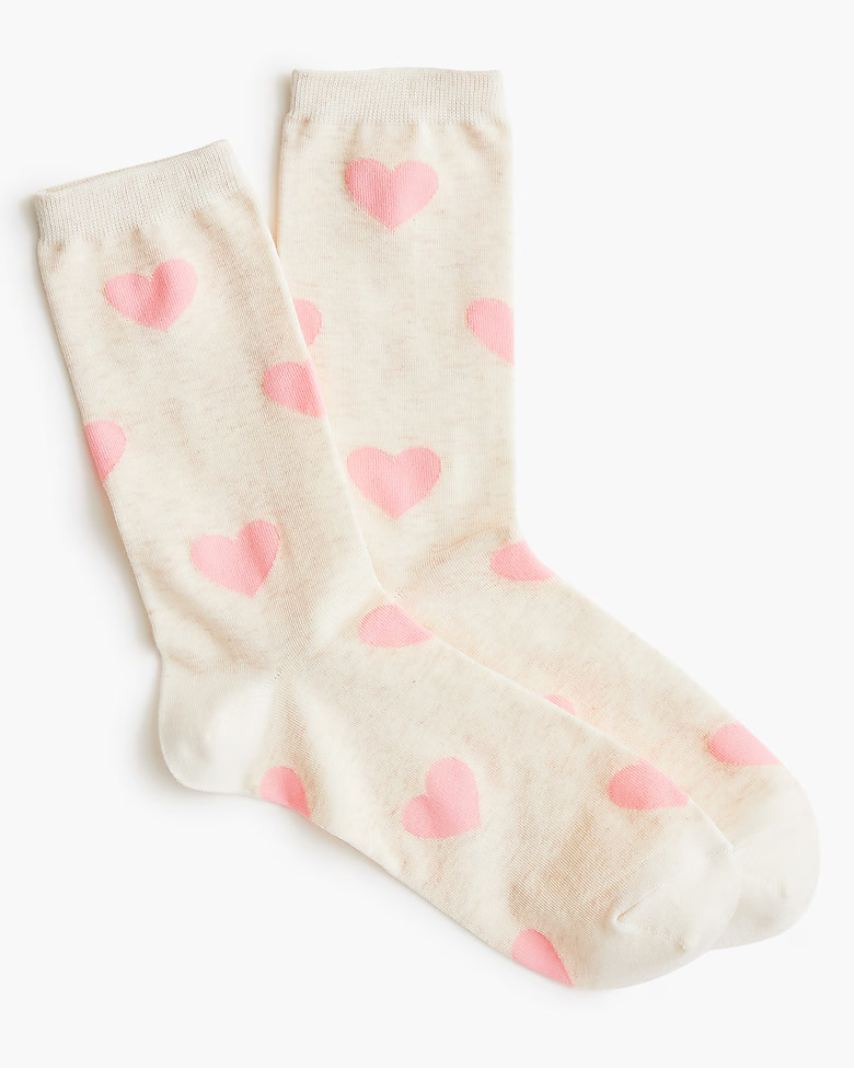 Heart trouser socks | J.Crew Factory