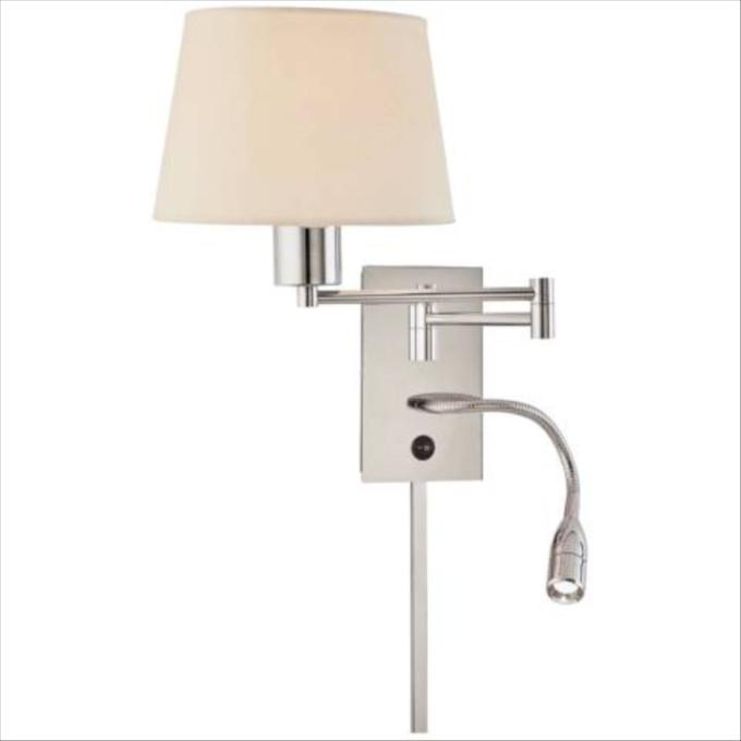 Click for more info about George Kovacs Multi-Function II Plug-In Wall Lamp with Gooseneck Light