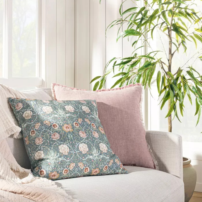 Floral Printed Throw Pillow - Threshold™ designed with Studio McGee | Target