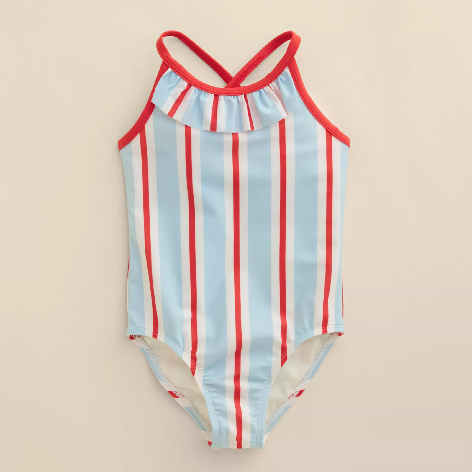 Girls 4-12 Little Co. by Lauren Conrad Ruffle One-Piece Swimsuit | Kohl's