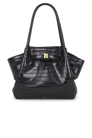 JW PEI Hana Medium Tote Bag in Black Croc from Revolve.com | Revolve Clothing (Global)