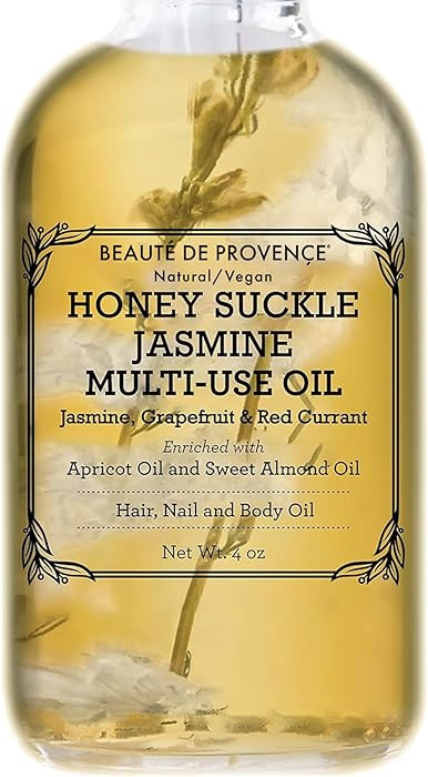 BEAUTE DE PROVENCE Honey Suckle Multi-Use Face, Body & Hair Oil - Hydrates Skin, Restores Shine -... | Amazon (US)