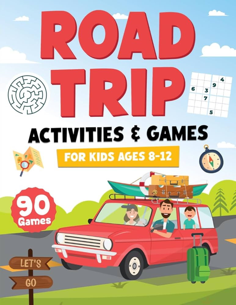 Road Trip Activities & Games for Kids Ages 8\u201312: 90 On-the-Go Puzzles and Activities to Keep... | Amazon (US)