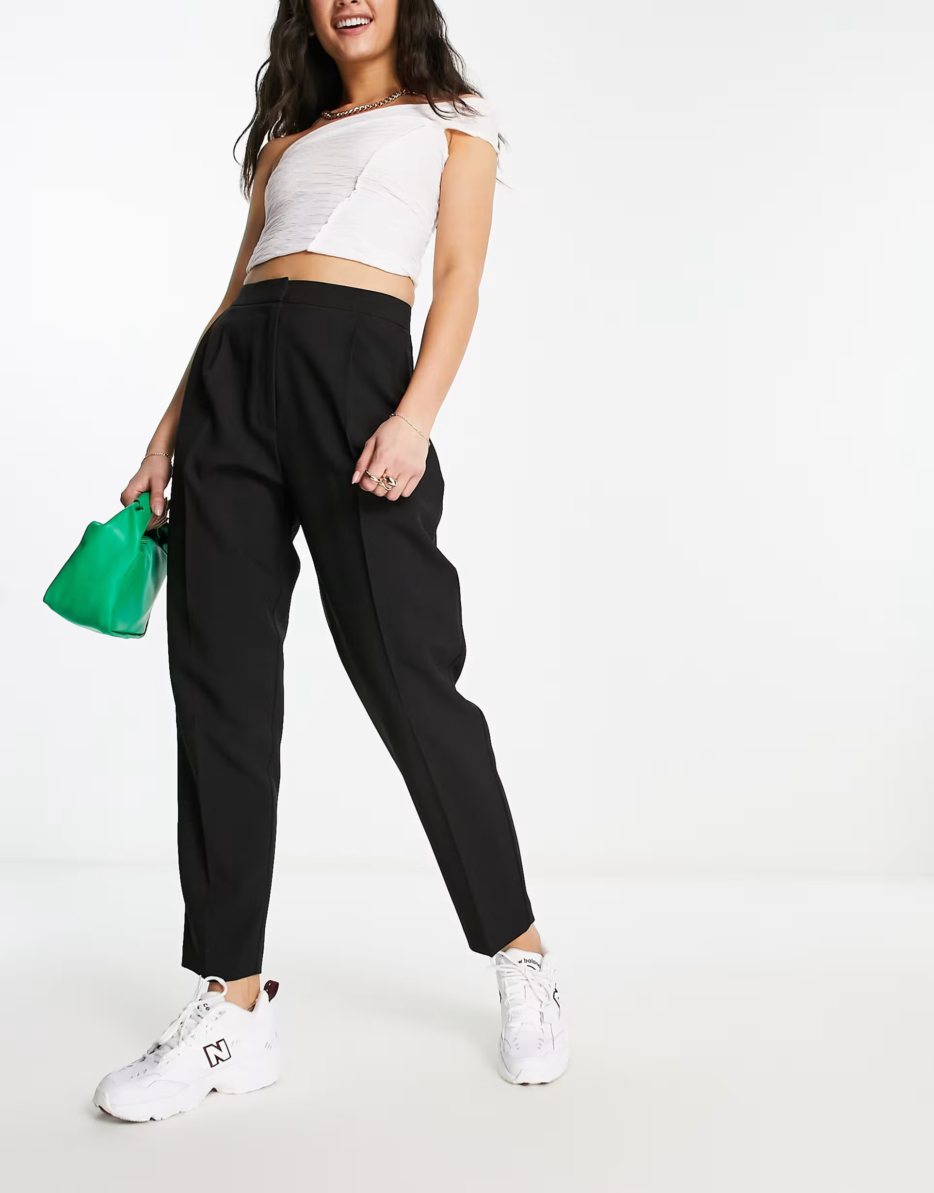 ASOS DESIGN tailored tapered trouser in black | ASOS (Global)