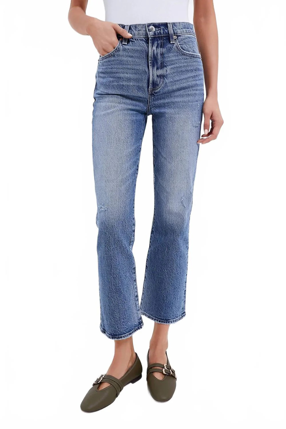 Ally High Rise Ankle Boot Jean In Central Vintage | Shop Simon