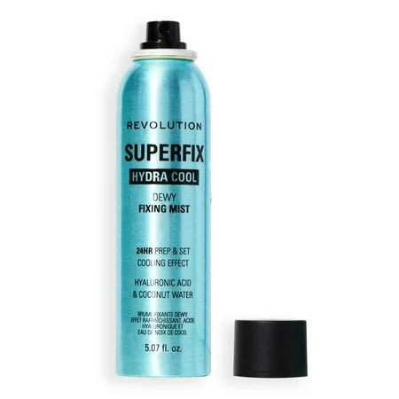 Revolution Superfix Hydra Cool Prep + Fix Makeup Setting Spray Hydrating 5.7 fl oz | Walmart (US)