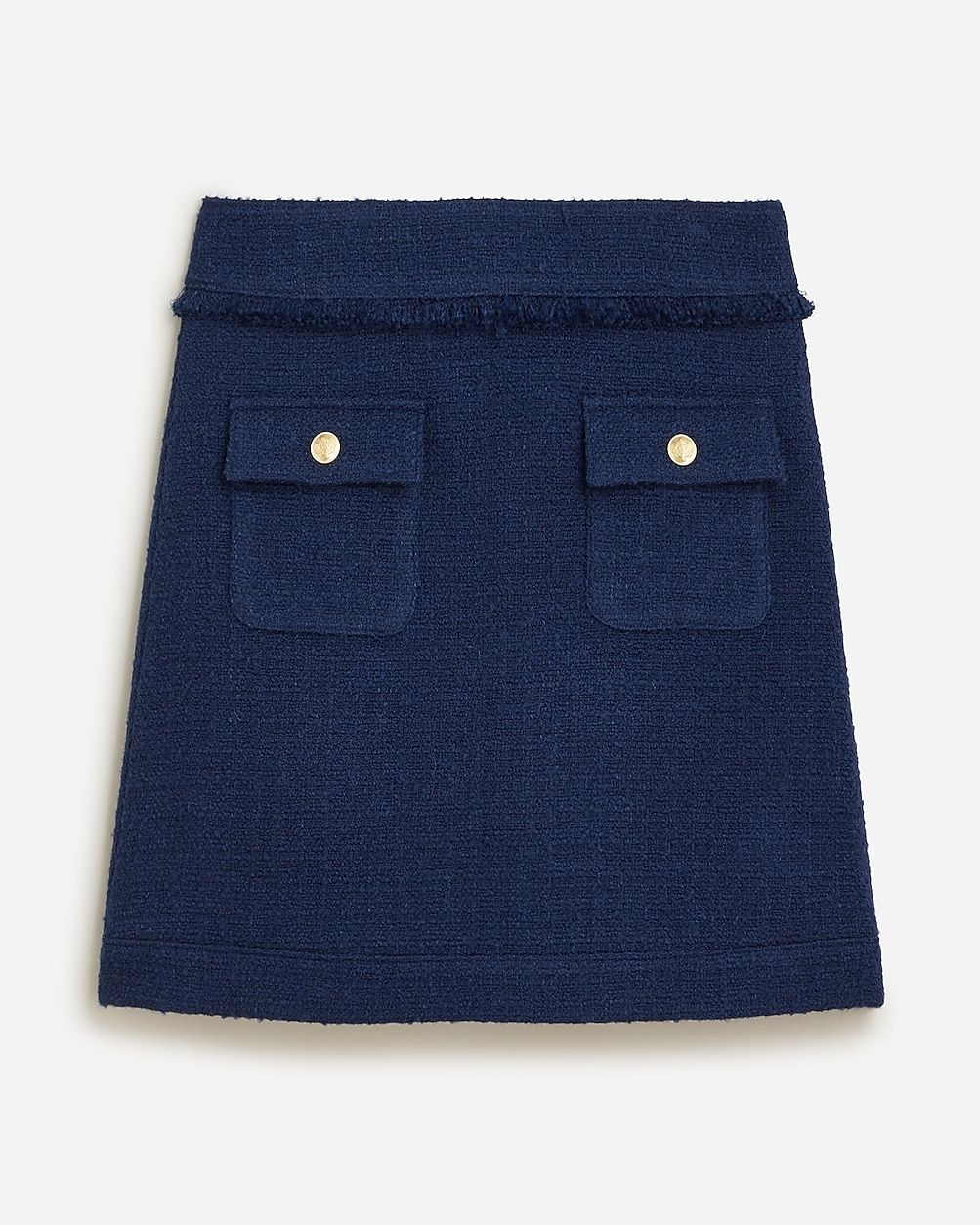 Patch-pocket mini skirt in tweed | J.Crew US