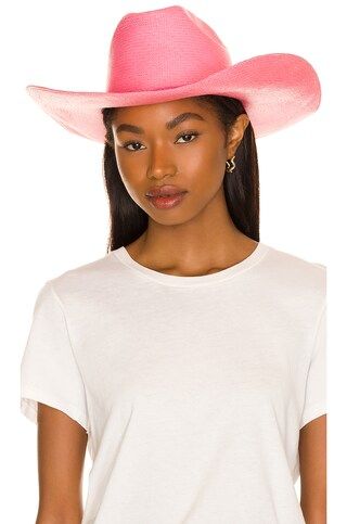 SENSI STUDIO Long Brim Texa Hat in Pink from Revolve.com | Revolve Clothing (Global)