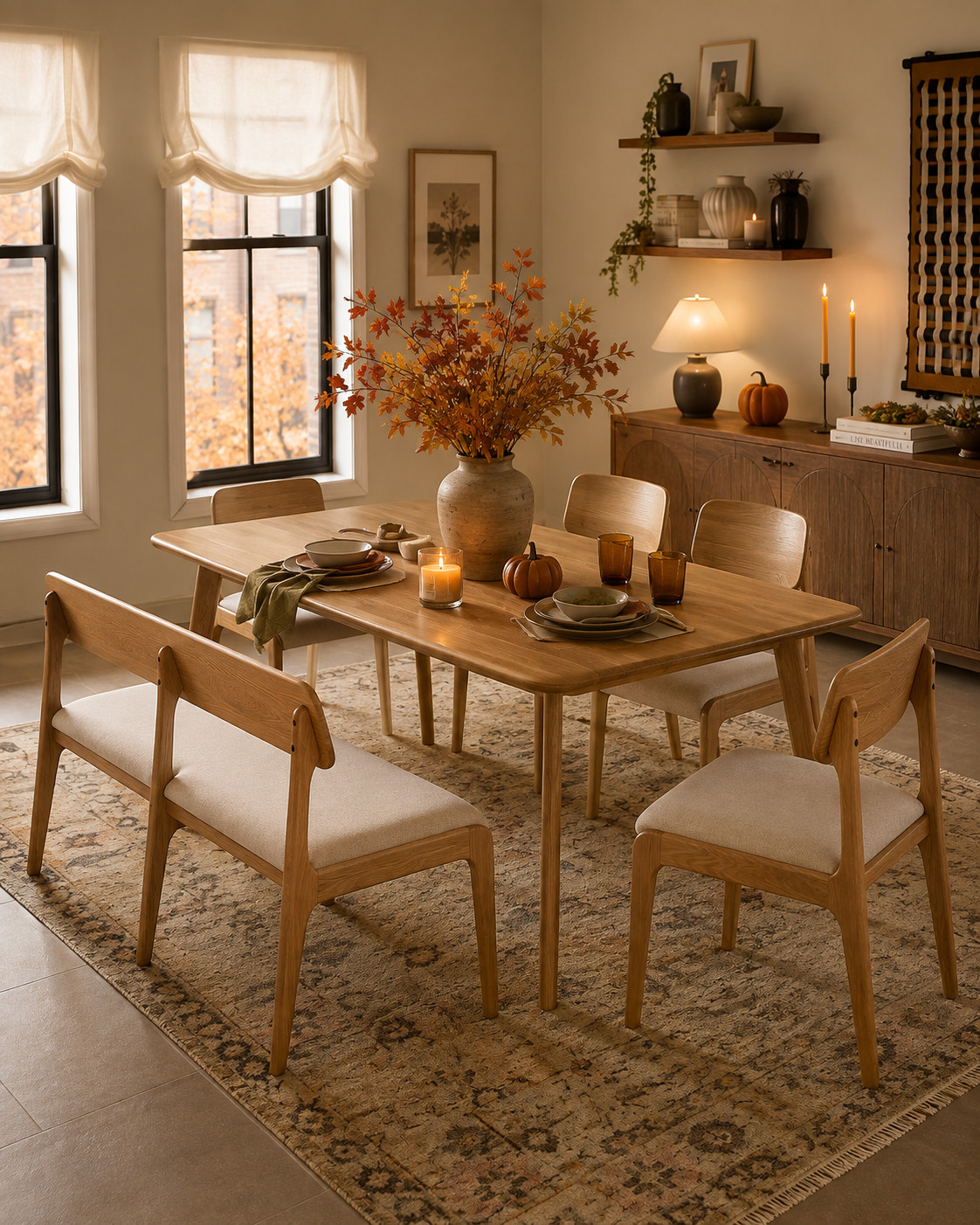 This Castlery dining set is making me want to host every fall dinner at home 🍂🤎 The warm wood tones look gorgeous with autumn branches, candles, pumpkins, cozy linens, and neutral tableware. It feels elevated and expensive but still super welcoming for everyday meals, Friendsgiving, and Thanksgiving dinner. And with Castlery’s Labor Day Sale happening now, this is such a good time to give the dining room that fall refresh it’s been waiting for.

#Castlery #CastleryFinds #CastleryDining #LaborDaySale #LaborDayFurnitureSale #FallDiningRoom #FallHosting #FallHomeDecor #DiningRoomInspo #DiningTableSet #DiningRoomRefresh #FallFurniture #CozyDiningRoom #AutumnHome #ThanksgivingHosting #Friendsgiving #DiningRoomDecor #HomeDecorFinds #FurnitureDeals #FallHomeInspo 

 #LTKSeasonal #LTKHome #LTKSaleAlert