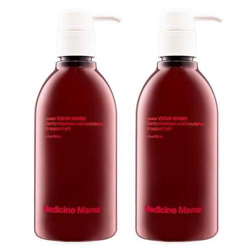 VMAGIC by Medicine Mama Vulva Wash –pH Balanced Daily Feminine Wash – Gentle, Fragrance Free & Non-Irritating – Gynecologist Recommended Intimate Cleanser for Sensitive Skin – 2-Pack (8 oz ea) | Amazon (US)